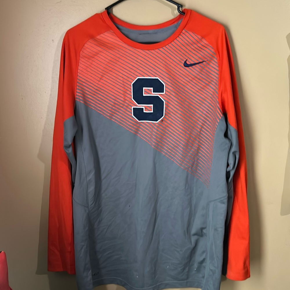 (NIKE ELITE DRY FIT) MENS SYRACUSE ORANGE LONG SLEEVE SHIRT!!!!